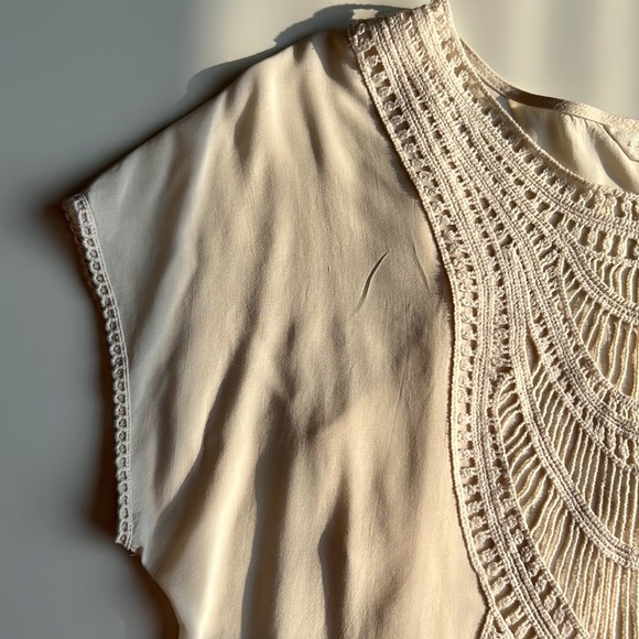 Adiva crocheted top with camisole Cream/ivory - Picture 4 of 12